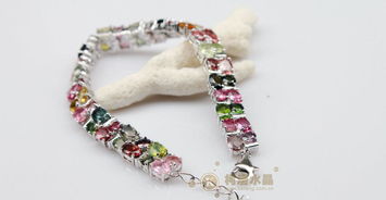 925銀飾碧璽時尚手鏈 天然寶石與精湛工藝的完美結(jié)合